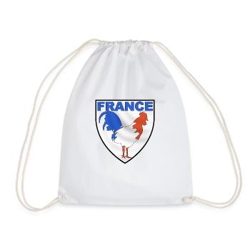 coq_france_design_01 - Sac de sport léger - blanc - Devant