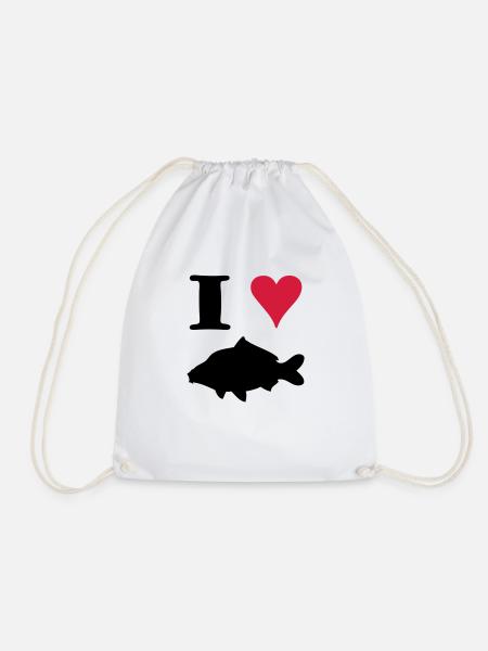 I Love Carp ! - Sac de sport léger - blanc