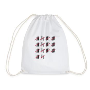 70 - Drawstring Bag - white - Front