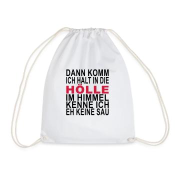 Hölle - Turnbeutel - Weiß - Vorne