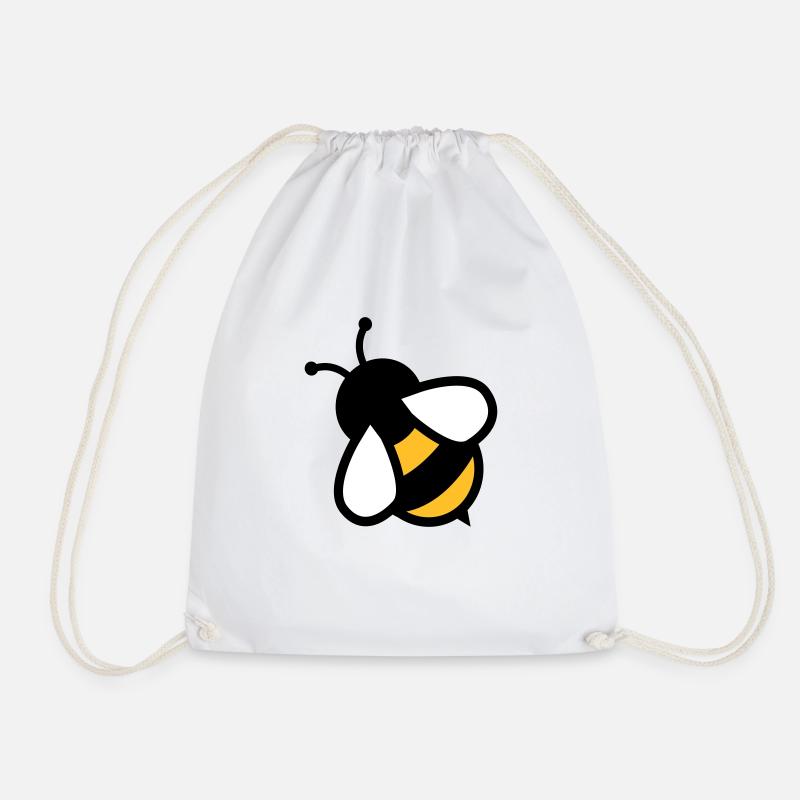Biene Bee - Turnbeutel - Weiß