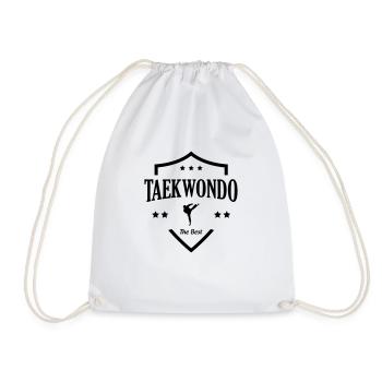 Taekwondo / Taekwondoin / Tae kwon do / Fight - Sac de sport léger - blanc - Devant