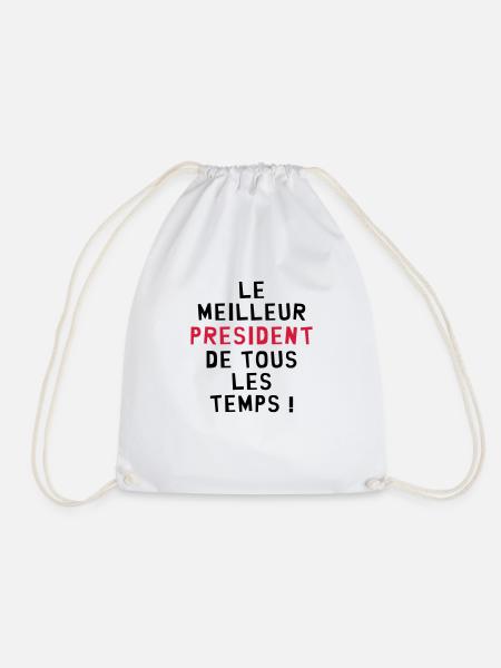 Patron / Chef / Président / Club / PDG / Patron - Sac de sport léger - blanc