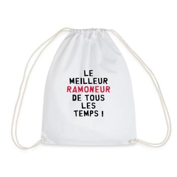 Ramoneur / Ramoner / Cheminée / Artisan - Sac de sport léger - blanc - Devant