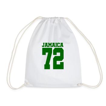 Jamaïque 72 - 1972 - Kingston - Caraïbes - Sac de sport léger - blanc - Devant