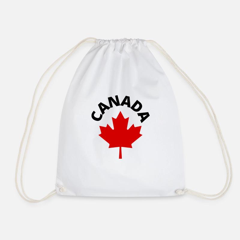 CANADA - Drawstring Bag - white