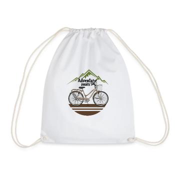 L’aventure vous attend - Sac de sport léger - blanc - Devant