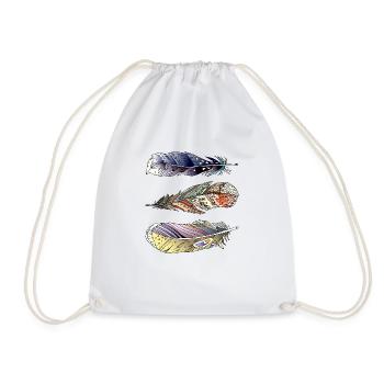 Pen - Drawstring Bag - white - Front