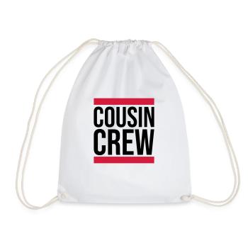 Leader Cousin Crew Team - Turnbeutel - Weiß - Vorne