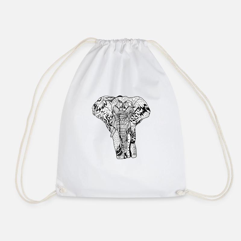 ELEFANT - Turnbeutel - Weiß