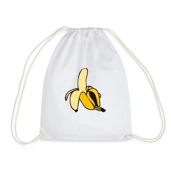 banane 11 A - Sac de sport léger - blanc - Devant