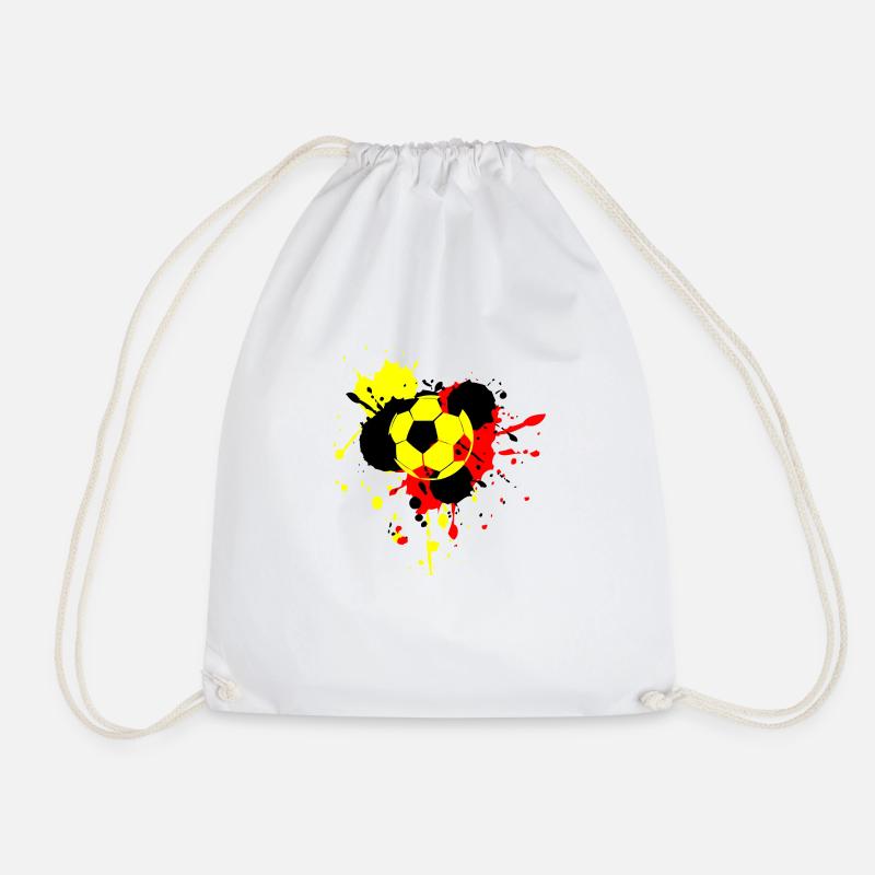 Fußball Soccer - Turnbeutel - Weiß