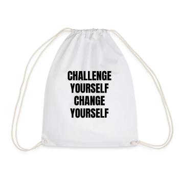 Challenge - Drawstring Bag - white - Front