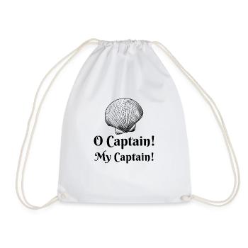O Captain! My Captain! - Turnbeutel - Weiß - Vorne