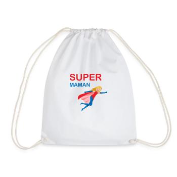 Super Maman - Sac de sport léger - blanc - Devant