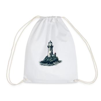 Phare Breton n°3 - Sac de sport léger - blanc - Devant