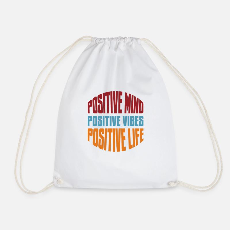 Positives Leben - Turnbeutel - Weiß
