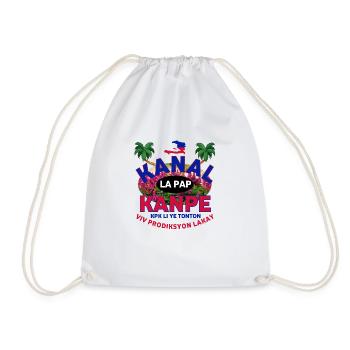 Kanal la pap kanpe - Sac de sport léger - blanc - Devant