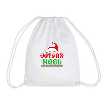 Joyeux Noël - Sac de sport léger - blanc - Devant
