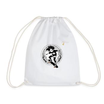 LE SKATEBOARD, MON SPORT, MA PASSION - Sac de sport léger - blanc - Devant