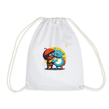NOUS SOMMES DIFFÉRENTS ET IDENTIQUES - Sac de sport léger - blanc - Devant