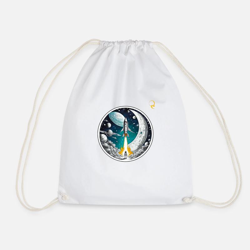 VOYAGE DANS L’ESPACE - Sac de sport léger - blanc