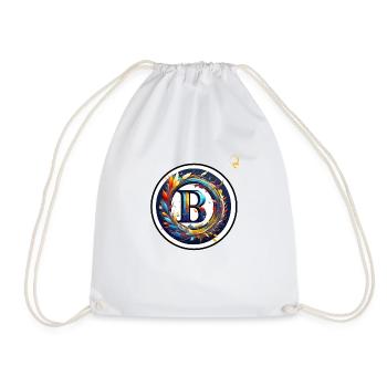 LETTER "B" OF THE ALPHABET - Drawstring Bag - white - Front
