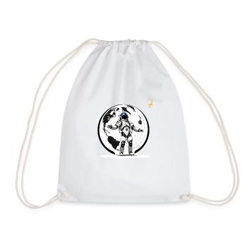 OUR SPACE, THE WORLD - Drawstring Bag - white - Front