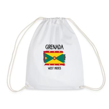 Grenada - Saint George´s - Karibik - West Indies - Turnbeutel - Weiß - Vorne