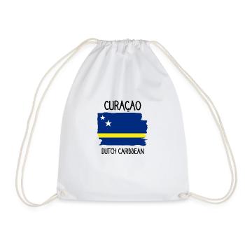 Curacao - Est. 1499 - Dutch Caribbean - Karibik - Drawstring Bag - white - Front
