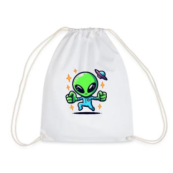 Rencontre extraterrestre - Sac de sport léger - blanc - Devant