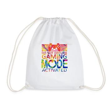 Gamer Jeu En Ligne Jeux Sur Ordinateur Arcade Neon - Sac de sport léger - blanc - Devant