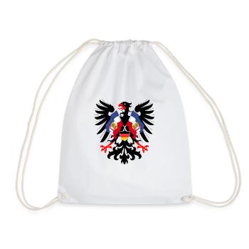 Drapeau de l’aigle allemand Schleswig Holstein County - Sac de sport léger - blanc - Devant