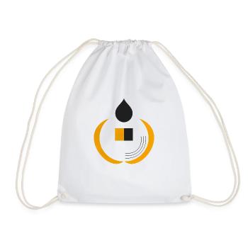 Duo Apple-4 - Drawstring Bag - white - Front