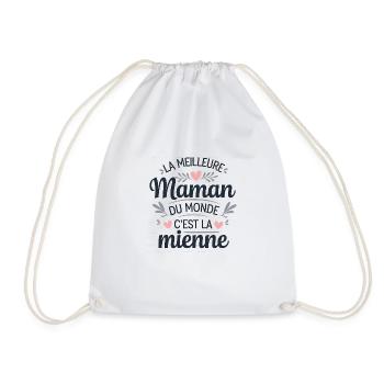 Die beste Mutter der Welt - Einzigartiges Weihnachtsdesign - Turnbeutel - Weiß - Vorne