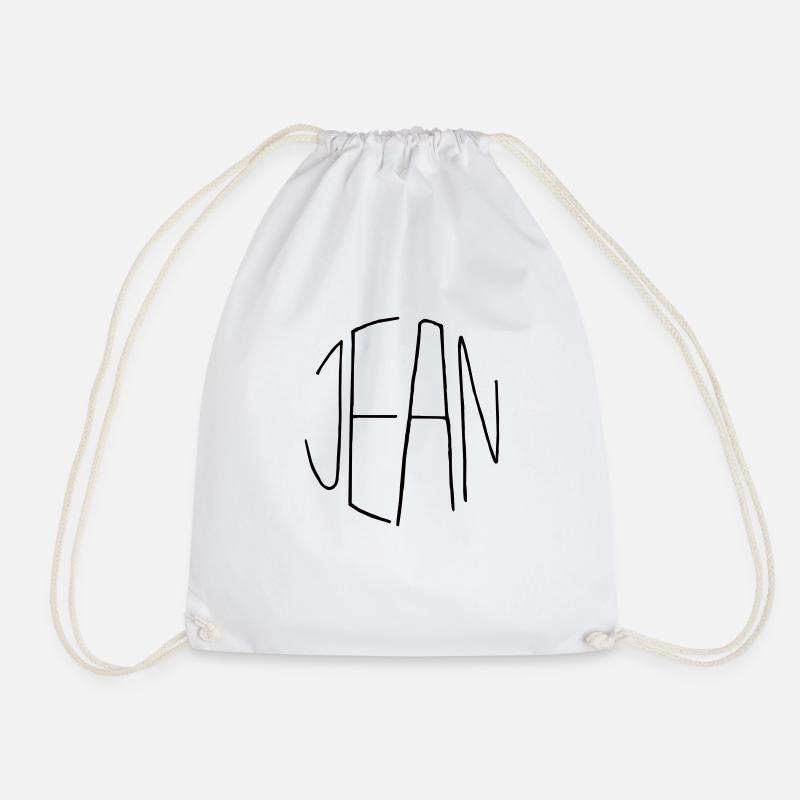Jean - Drawstring Bag - white
