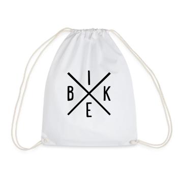 Bike - Turnbeutel - Weiß - Vorne