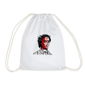 simply not there - Drawstring Bag - white - Front