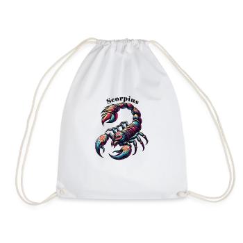 Scorpion Scorpion coloré - Sac de sport léger - blanc - Devant