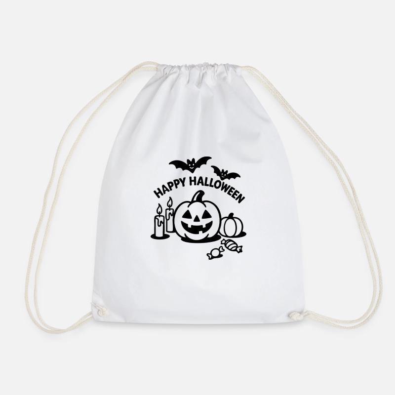 Halloween Pumpkin - Turnbeutel - Weiß