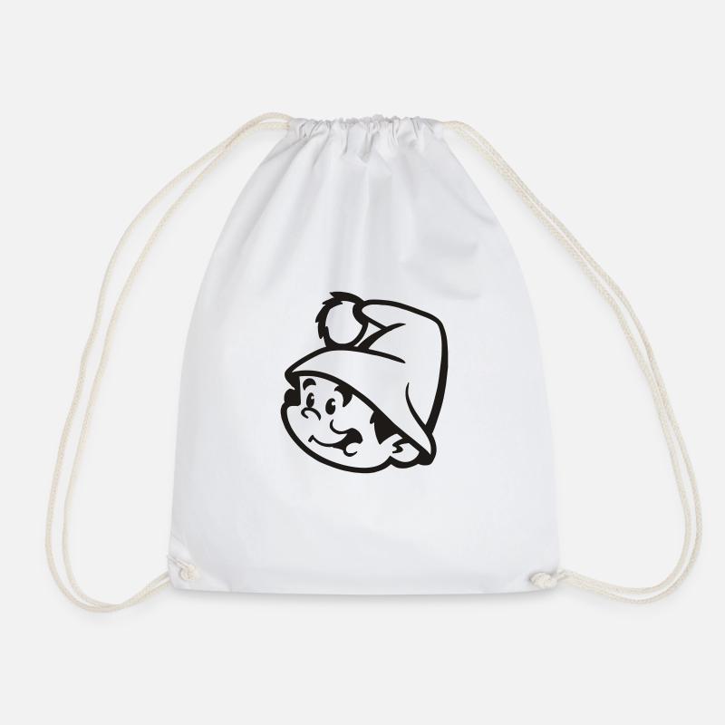 dwarf - Drawstring Bag - white
