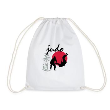 judo - Drawstring Bag - white - Front