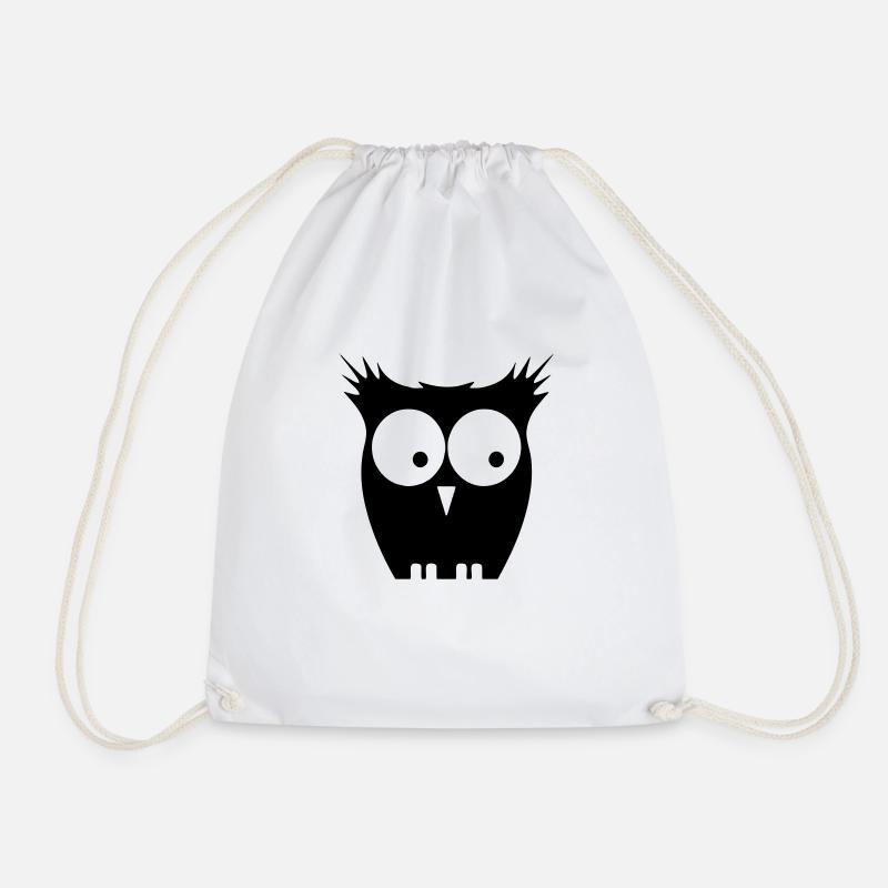 Yeux de hibou - Sac de sport léger - blanc