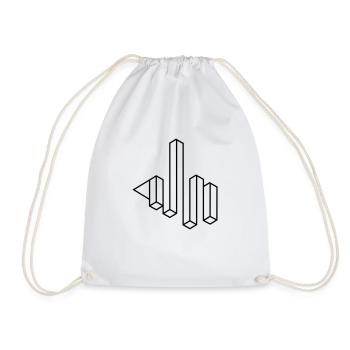 Impossible Figures 11A v. 0.9 - Drawstring Bag - white - Front