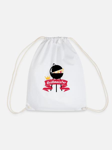 Grillmeister - Turnbeutel - Weiß