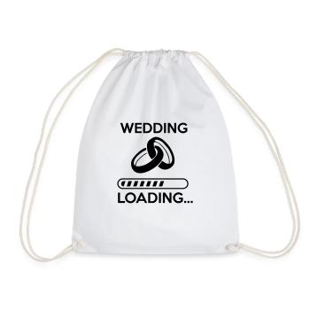 wedding loading - Stag do - hen party - Sac de sport léger - blanc - Devant