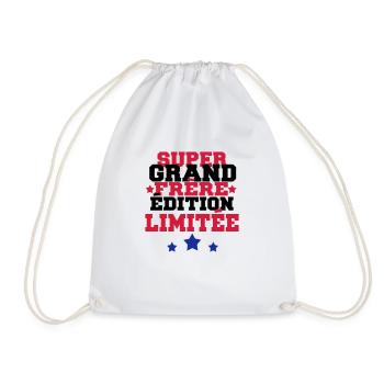 super grand frère édition limitée - Sac de sport léger - blanc - Devant