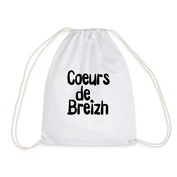 marque c2b coeurs de breizh logo - Sac de sport léger - blanc - Devant