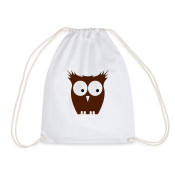 Chouette - Sac de sport léger - blanc - Devant