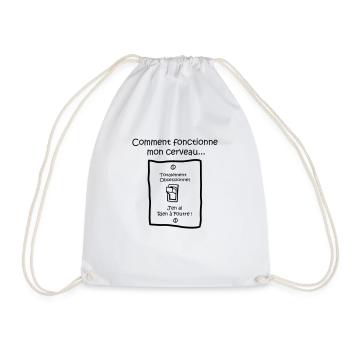 Mon cerveau - Sac de sport léger - blanc - Devant